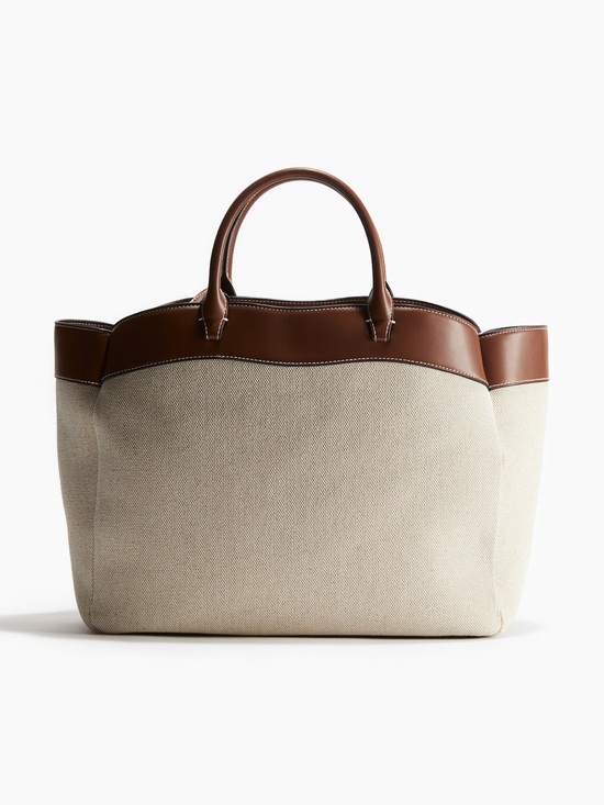 H&M Handbags - Canvas Shopper Tote Bag